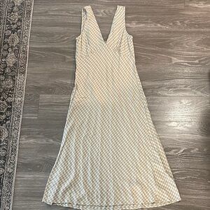 Rails Cream Sleeveless V-Neck Sundress